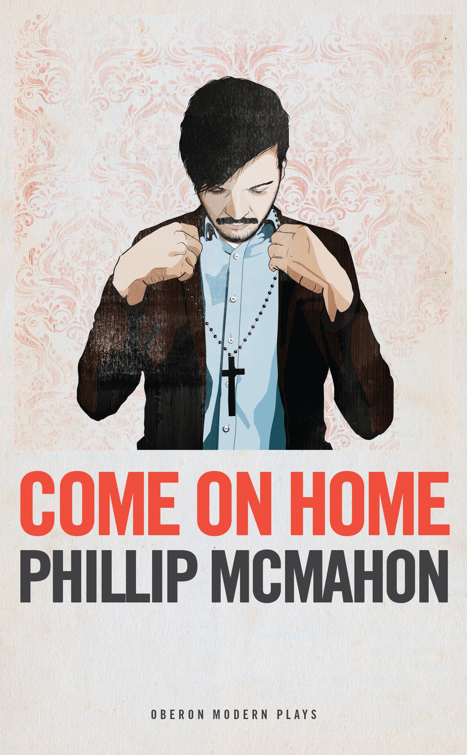 The front cover of Come on Home shows an actor wearing a necklace with a cross pendant around their neck